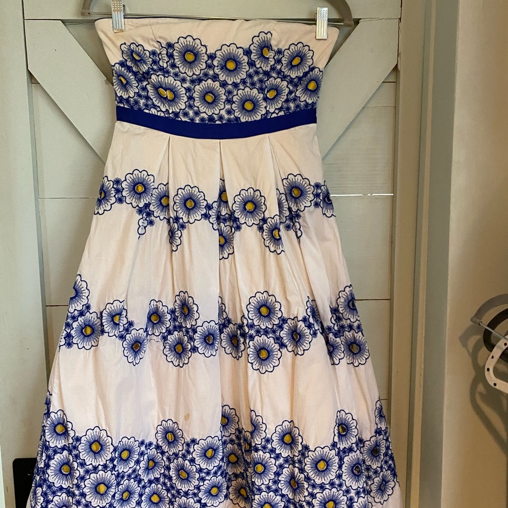Anthropologie Strapless Dress size 0
